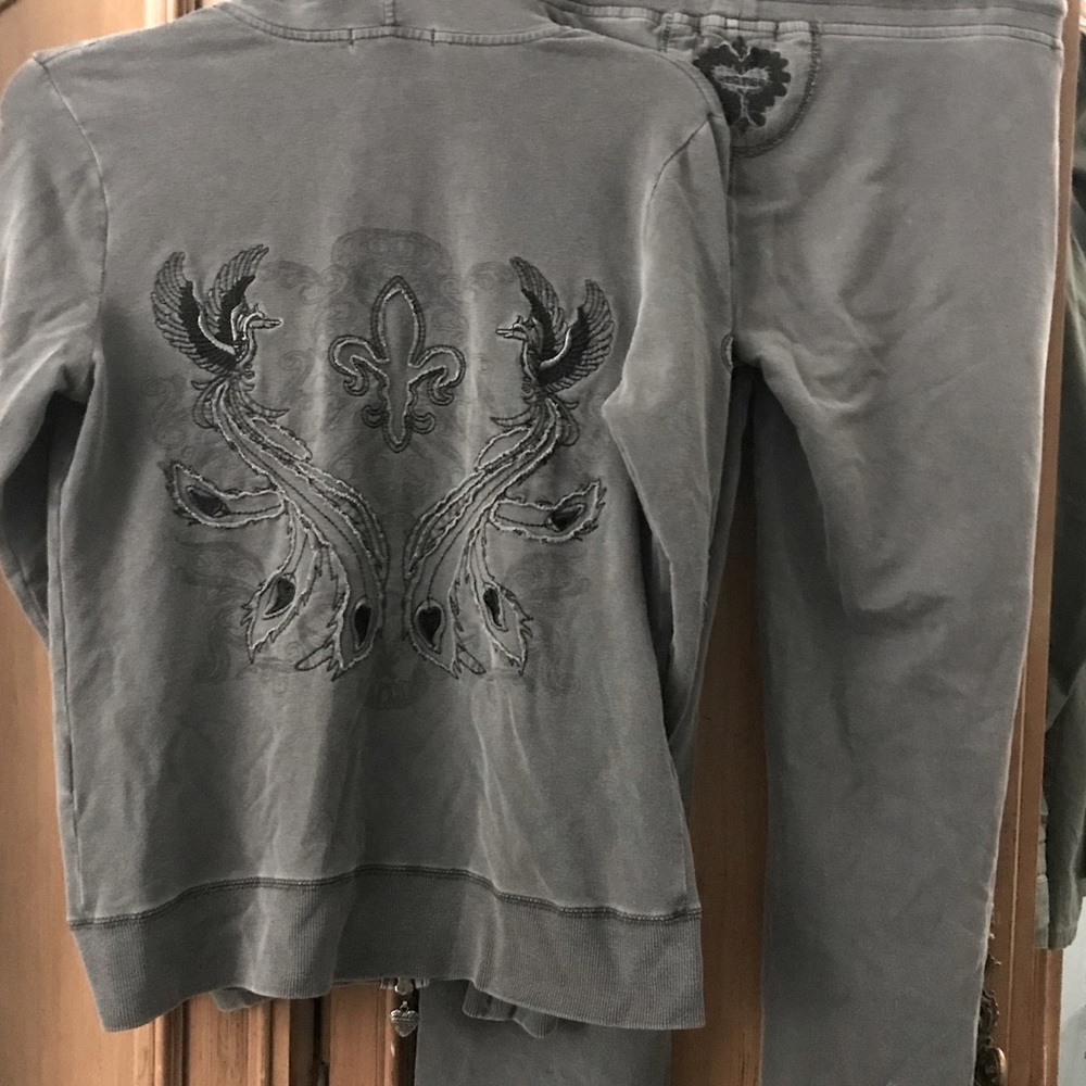 VERTIGO LOUNGE Hoodie/Pant set SZ Med